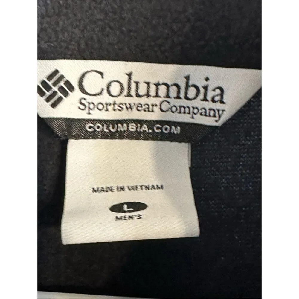 Columbia size L men’s Cathedral Peak vest - charcoal gray